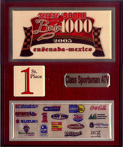 2005 1st Place Plaque