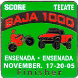2005 Finishers Pin